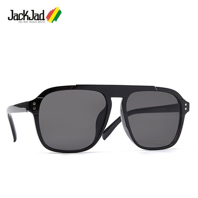 JackJad 2023 Cool Square Pilot Style Tint Sunglasses Two Dots Men Vintage Brand Design Sun Glasses Oculos De Sol 2177