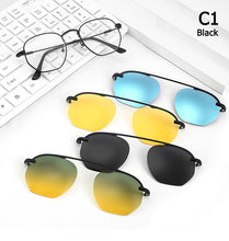 Load image into Gallery viewer, JackJad 2023 Polarized Clip On Style Driving Sunglasses 4 Clip Lens In One Brand Design Sun Glasses Oculos De Sol 20592
