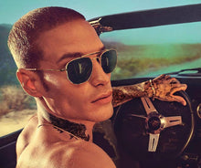 Load image into Gallery viewer, JackJad 2022  Polygon Metal Style 3648 MARSHAL Gradient Sunglasses Vintage Classic Brand Design Sun Glasses Oculos De Sol