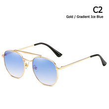 Load image into Gallery viewer, JackJad 2022  Polygon Metal Style 3648 MARSHAL Gradient Sunglasses Vintage Classic Brand Design Sun Glasses Oculos De Sol