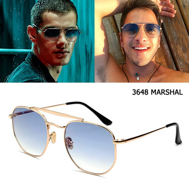 JackJad 2023 Polygon Metal Style 3648 MARSHAL Sunglasses Unisex Vintage Classic Brand Design Sun Glasses Oculos De Sol