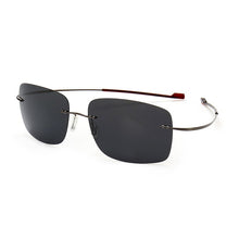Carica l'immagine nel visualizzatore di Gallery, JackJad 2022  Rimless Square Titanium POLARIZED Sunglasses Men Ultralight Driving Brand Design Sun Glasses Oculos De Sol
