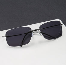 Carica l'immagine nel visualizzatore di Gallery, JackJad 2022  Rimless Square Titanium POLARIZED Sunglasses Men Ultralight Driving Brand Design Sun Glasses Oculos De Sol