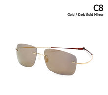 Carica l'immagine nel visualizzatore di Gallery, JackJad 2022  Rimless Square Titanium POLARIZED Sunglasses Men Ultralight Driving Brand Design Sun Glasses Oculos De Sol