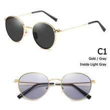 Load image into Gallery viewer, JackJad 2023 Vintage Round Style Double Layer Clip On Sunglasses Lens Removable Brand Design Sun Glasses Oculos De Sol