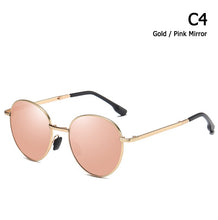 Load image into Gallery viewer, JackJad 2023 Vintage Round Style Polarized Sunglasses Fold Folding Driving Brand Design Sun Glasses Oculos De Sol A614