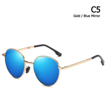Load image into Gallery viewer, JackJad 2023 Vintage Round Style Polarized Sunglasses Fold Folding Driving Brand Design Sun Glasses Oculos De Sol A614