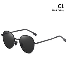 Load image into Gallery viewer, JackJad 2023 Vintage Round Style Polarized Sunglasses Fold Folding Driving Brand Design Sun Glasses Oculos De Sol A614