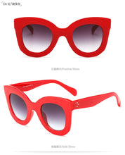 Load image into Gallery viewer, JackJad 2023 Trend Women Vintage Butterfly Style Sunglasses Three Dots Gradient Sun Glasses Oculos De Sol Feminino