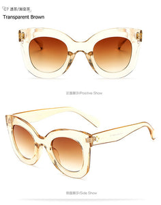 JackJad 2023 Trend Women Vintage Butterfly Style Sunglasses Three Dots Gradient Sun Glasses Oculos De Sol Feminino