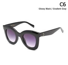 Load image into Gallery viewer, JackJad 2023 Trend Women Vintage Butterfly Style Sunglasses Three Dots Gradient Sun Glasses Oculos De Sol Feminino