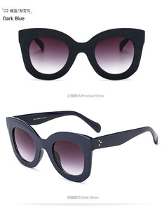 JackJad 2023 Trend Women Vintage Butterfly Style Sunglasses Three Dots Gradient Sun Glasses Oculos De Sol Feminino