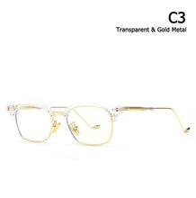 Load image into Gallery viewer, JackJad 2023 Vintage Square HAVANA Style Plain Glasses Anti Blue Ray Rivets Brand Design Eyewear Frame Eyeglasses 86330