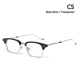 JackJad 2023 Vintage Square HAVANA Style TR90 Plain Glasses Brand