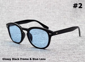 JackJad 2022  Johnny Depp Lemtosh Style Sunglasses Vintage Round Tint Ocean Lens Brand Design Sun Glasses Oculos De Sol