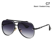 Load image into Gallery viewer, JackJad 2023 Mach Six Metal Pilot Style Gradient Sunglasses Cool Unique Men Women Vintage Brand Design Sun Glasses 2A103