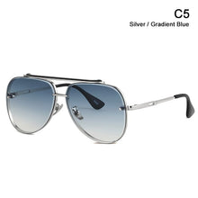 Load image into Gallery viewer, JackJad 2023 Mach Six Metal Pilot Style Gradient Sunglasses Cool Unique Men Women Vintage Brand Design Sun Glasses 2A103