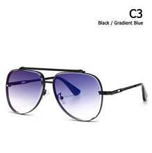 Load image into Gallery viewer, JackJad 2023 Mach Six Metal Pilot Style Gradient Sunglasses Cool Unique Men Women Vintage Brand Design Sun Glasses 2A103