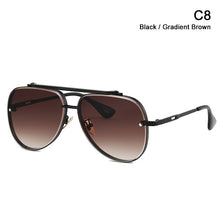 Load image into Gallery viewer, JackJad 2023 Mach Six Metal Pilot Style Gradient Sunglasses Cool Unique Men Women Vintage Brand Design Sun Glasses 2A103