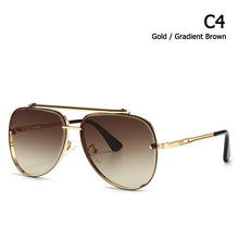 Load image into Gallery viewer, JackJad 2023 Mach Six Metal Pilot Style Gradient Sunglasses Cool Unique Men Women Vintage Brand Design Sun Glasses 2A103