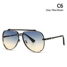 Load image into Gallery viewer, JackJad 2023 Mach Six Metal Pilot Style Gradient Sunglasses Cool Unique Men Women Vintage Brand Design Sun Glasses 2A103