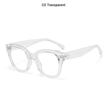 Load image into Gallery viewer, JackJad 2023 Vintage Cat Eye Style Elegant Plain Glasses Women Three Dots Anti Blue Ray Eyewear Frame Eyeglasses E5039