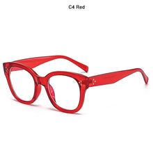 Load image into Gallery viewer, JackJad 2023 Vintage Cat Eye Style Elegant Plain Glasses Women Three Dots Anti Blue Ray Eyewear Frame Eyeglasses E5039