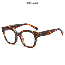 Load image into Gallery viewer, JackJad 2023 Vintage Cat Eye Style Elegant Plain Glasses Women Three Dots Anti Blue Ray Eyewear Frame Eyeglasses E5039