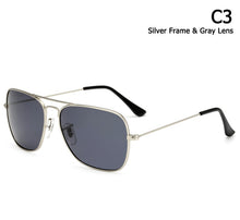 Load image into Gallery viewer, JackJad Classic 3136 CARAVAN Style Polarized Square Aviation Sunglasses Men Vintage Retro Brand Design Sun Glasses Oculos De Sol