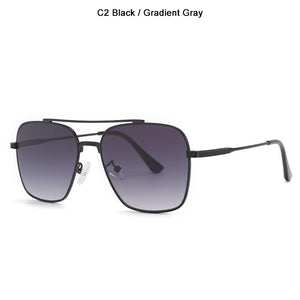 JackJad Flight Seven 007 The Rock Style Gradient Sunglasses For Men Square Pilot Metal Brand Design Sun Glasses 17340