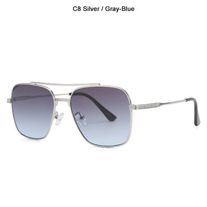 JackJad Flight Seven 007 The Rock Style Gradient Sunglasses For Men Square Pilot Metal Brand Design Sun Glasses 17340