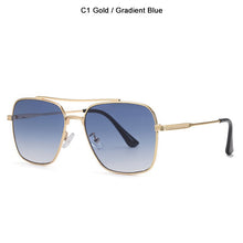 Load image into Gallery viewer, JackJad Flight Seven 007 The Rock Style Gradient Sunglasses For Men Square Pilot Metal Brand Design Sun Glasses 17340