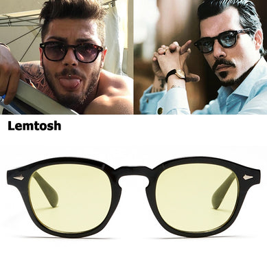 JackJad Johnny Depp Lemtosh Style Tint Ocean Lens Sunglasses Vintage Classic Round Brand Design Sun Glasses Oculos Sol