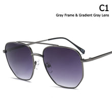 Load image into Gallery viewer, JackJad Trend Metal Polygon Frame Style Gradient Round Sunglasses Vintage Brand Design Sun Glasses Oculos De Sol 18033