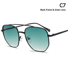 Load image into Gallery viewer, JackJad Trend Metal Polygon Frame Style Gradient Round Sunglasses Vintage Brand Design Sun Glasses Oculos De Sol 18033