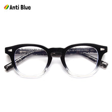 Load image into Gallery viewer, JackJad  Vintage Round Style Anti Blue Ray Eyewear Frame TR90 Frame Acetate Leg Computer Glasses Eyeglasses