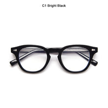Load image into Gallery viewer, JackJad  Vintage Round Style Anti Blue Ray Eyewear Frame TR90 Frame Acetate Leg Computer Glasses Eyeglasses