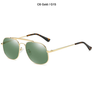 JackJad Vinatge 3561 THE GENERAL Style Polarized Sunglasses Men Pilot Anti Blue Ray Eyewear Frame Brand Design Sun Glasses 8053