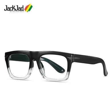 JackJad Vintage Square Style TR90 Anti Blue Plain Glasses Brand Design Eyewear Frame Eyeglasses Oculos De Grau TR3394