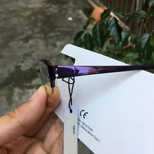 Load image into Gallery viewer, Japan Brand High End Pure Titanium Glasses Frames for Women Half Rim Myopia Spectacles Super Durable