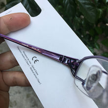 Load image into Gallery viewer, Japan Brand High End Pure Titanium Glasses Frames for Women Half Rim Myopia Spectacles Super Durable