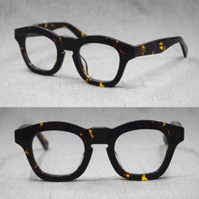 Load image into Gallery viewer, Japan Handmade Italy Acetate Eyeglass Frames clear lens Glasses Full Rim 1960&#39;s