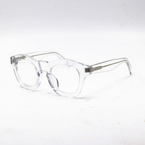 Japan Handmade Italy Acetate Eyeglass Frames clear lens Glasses Full Rim 1960's