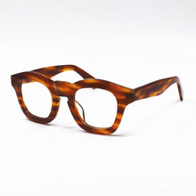 Load image into Gallery viewer, Japan Handmade Italy Acetate Eyeglass Frames clear lens Glasses Full Rim 1960&#39;s
