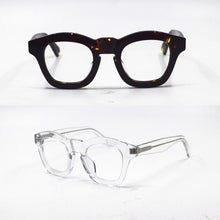Load image into Gallery viewer, Japan Handmade Italy Acetate Eyeglass Frames clear lens Glasses Full Rim 1960&#39;s