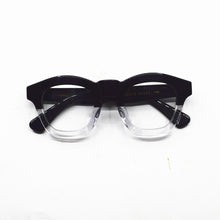 Load image into Gallery viewer, Japan Handmade Italy Acetate Eyeglass Frames clear lens Glasses Full Rim 1960&#39;s