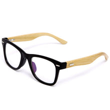 Load image into Gallery viewer, Japan Handmade Natural Bamboo Glasses Frame Clear Lens For Women Men Vintage Myopia Eye Glasses Frames Wooden Spectacle Frame