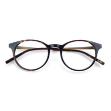 Carica l&#39;immagine nel visualizzatore di Gallery, Japan Handmade Round Acetate Glasses Frames Super Lightweight Women/Men Titanium Temple Myopia/Reading/Progressive/Presbyopia