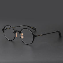 Carica l'immagine nel visualizzatore di Gallery, Japan Maruyama Masahiro yellow personality irregular men and women can be matched myopia flat pure titanium glasses designer