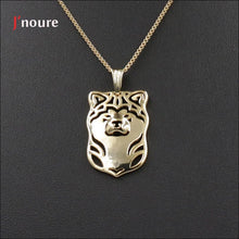 Carica l&#39;immagine nel visualizzatore di Gallery, Japanese Akita Inu Jewelry Dog Pendant And Necklaces For Pet Lovers Dog Cute Animal Charms Jewelry Christmas Gifts Women A180